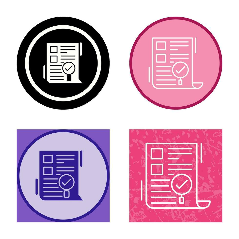 SEO Audit Vector Icon