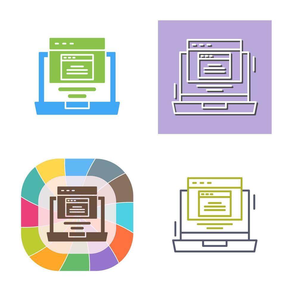 Pop Up Vector Icon