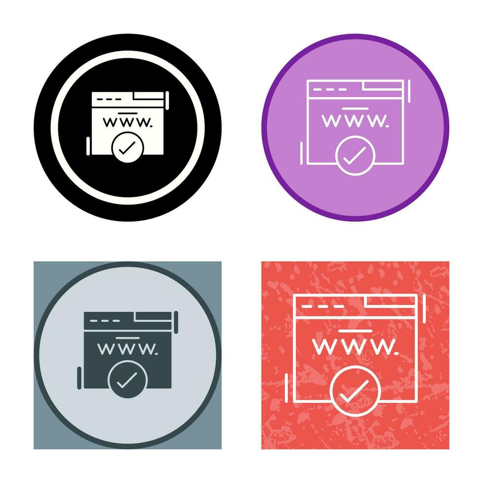 Domain Vector Icon
