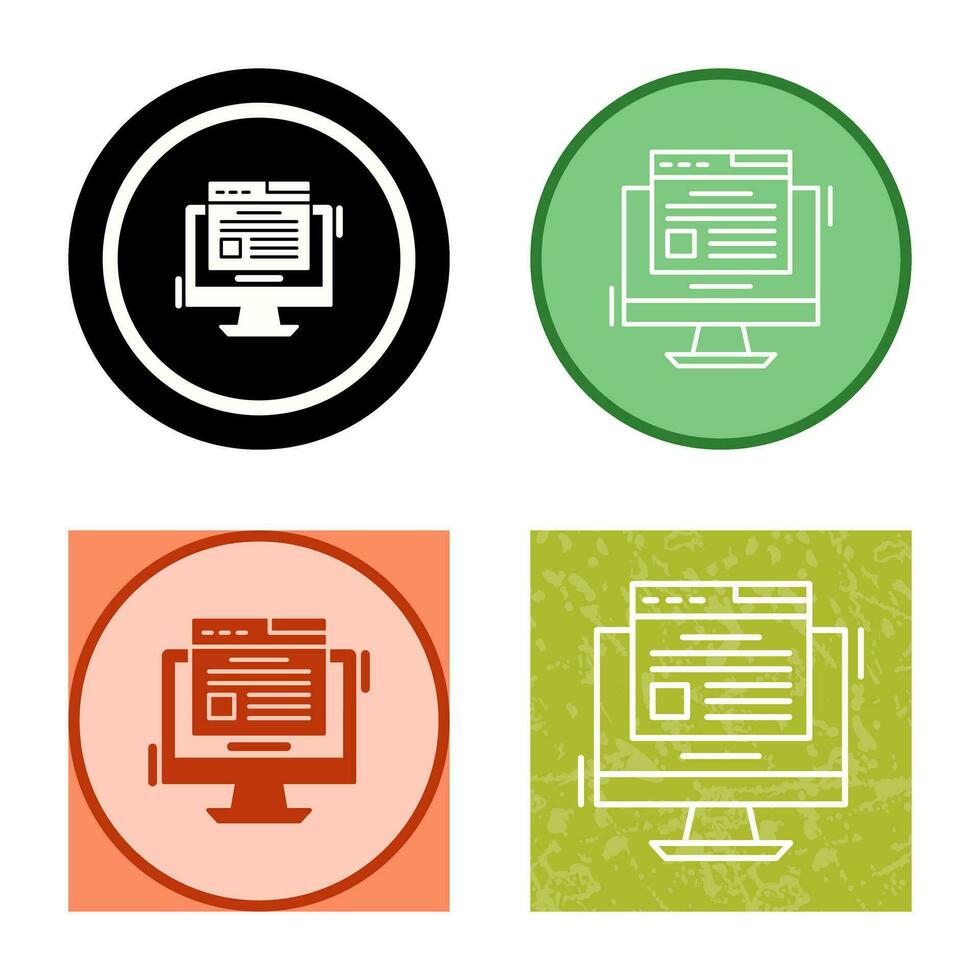 Blog Vector Icon