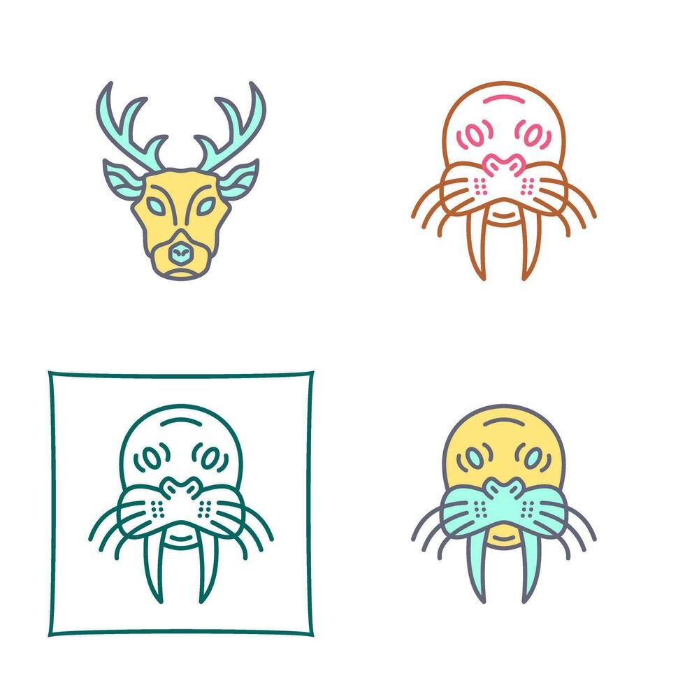 Walrus Vector Icon