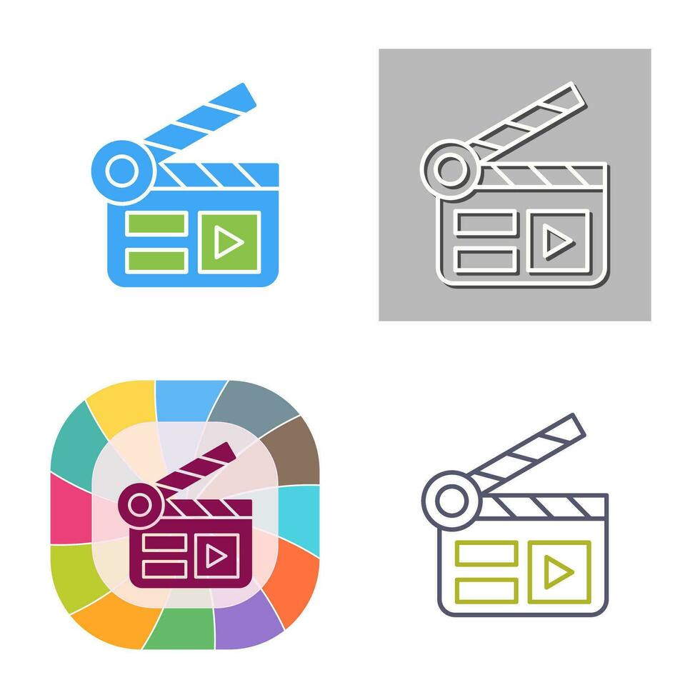 Clapper Board Vector Icon