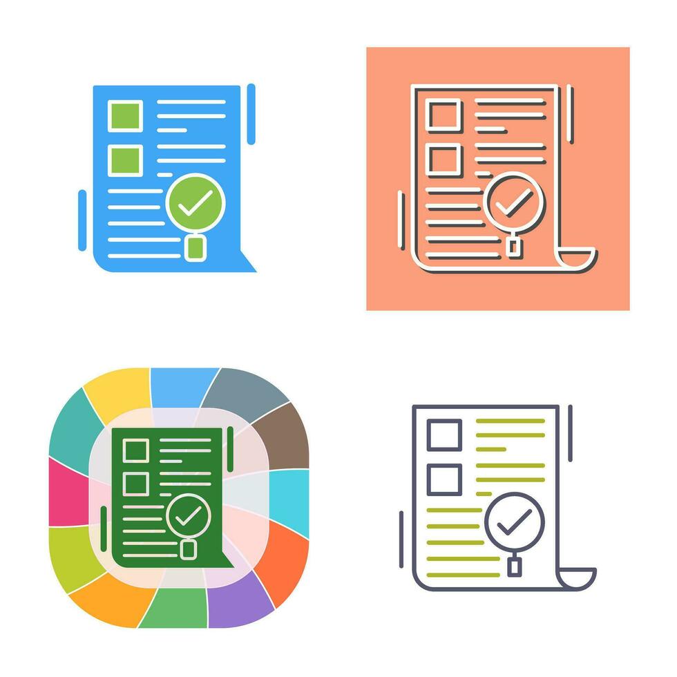 SEO Audit Vector Icon