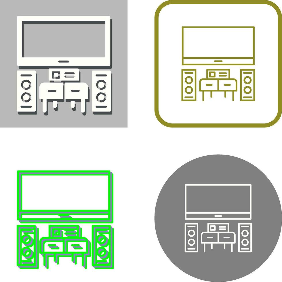 Home Theater Vector Icon