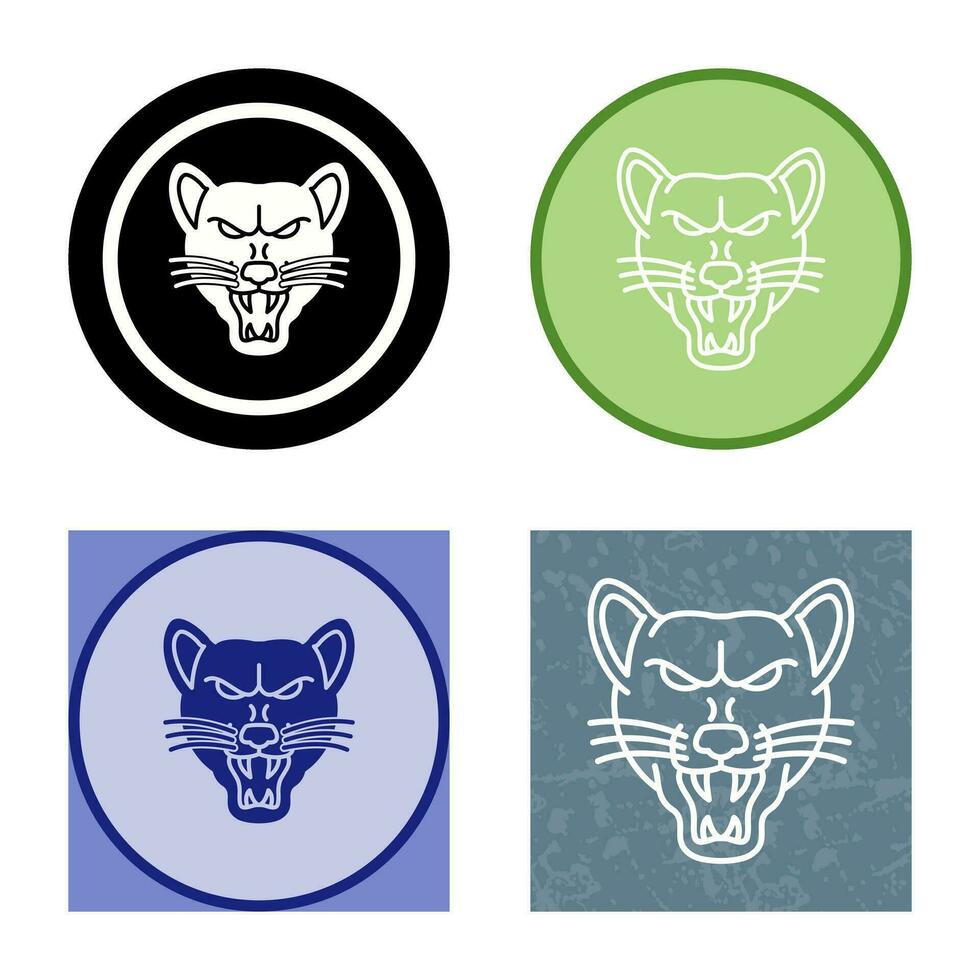 icono de vector de lobo