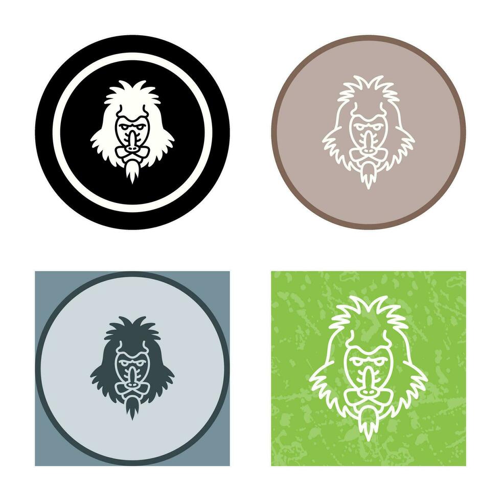 Mandrill Vector Icon