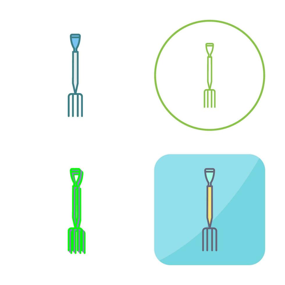 Gardening Fork Vector Icon