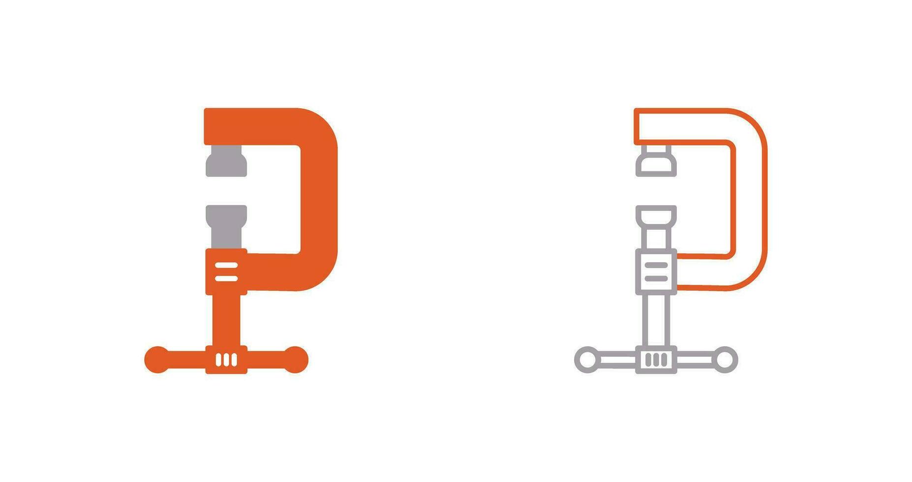 Clamp Vector Icon