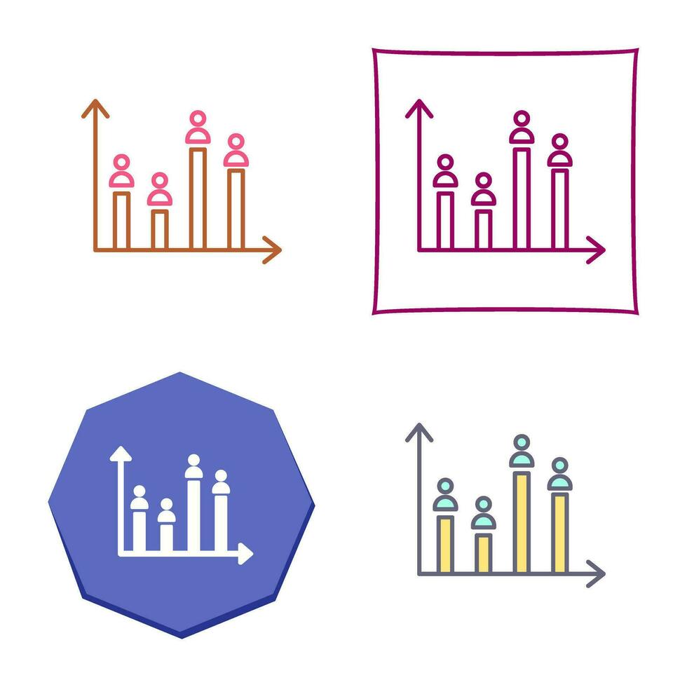 Candidate Graph Vector Icon