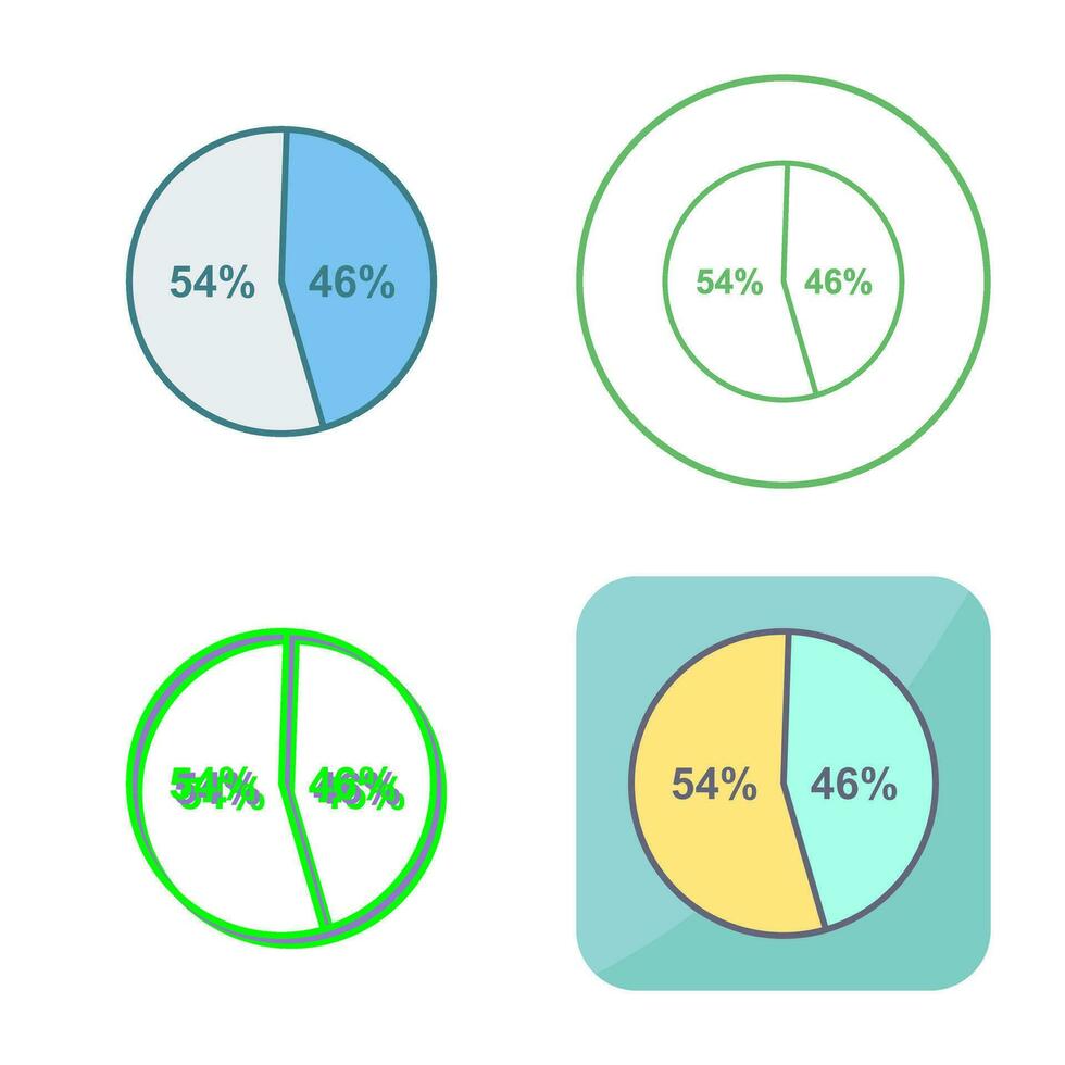 icono de vector de estadísticas de candidatos