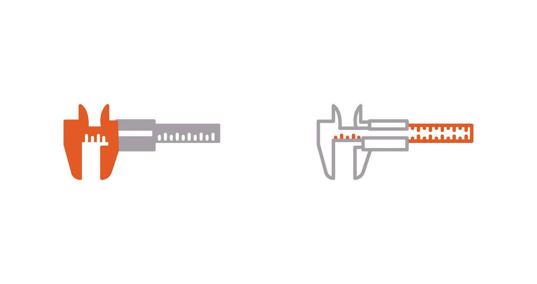 Calipers Vector Icon