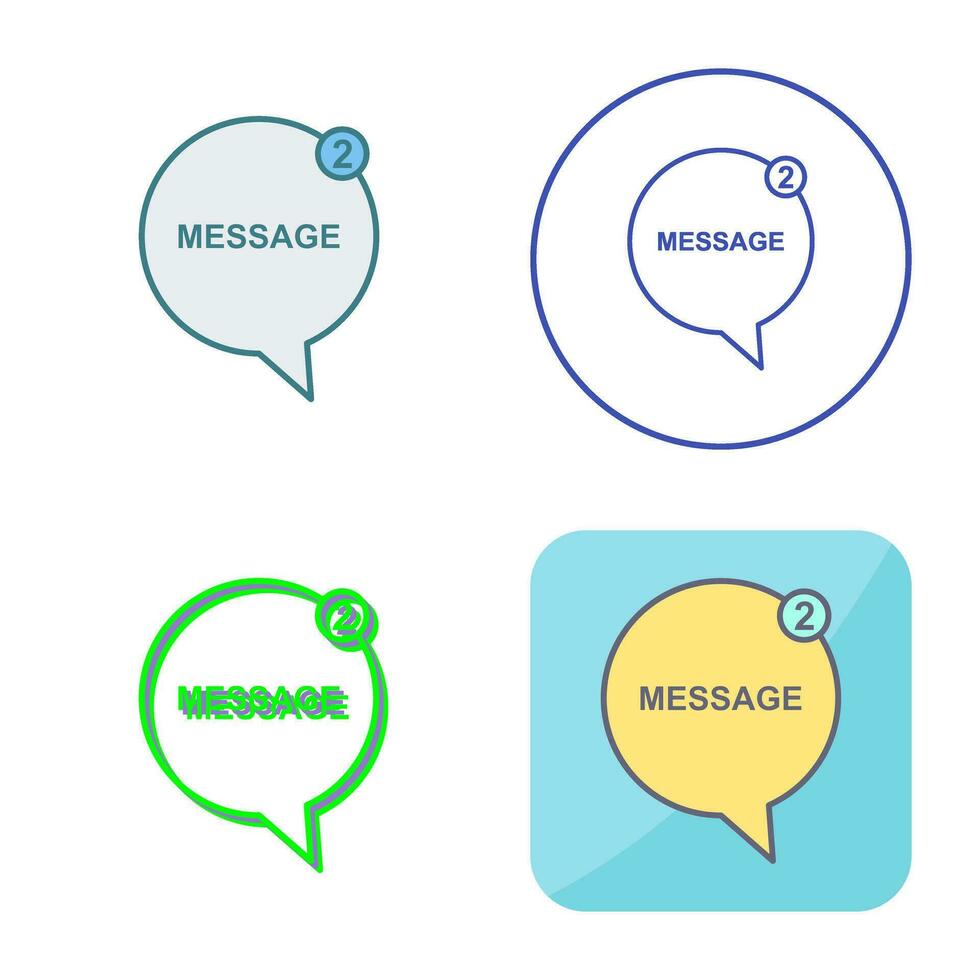 Message Bubbles Vector Icon