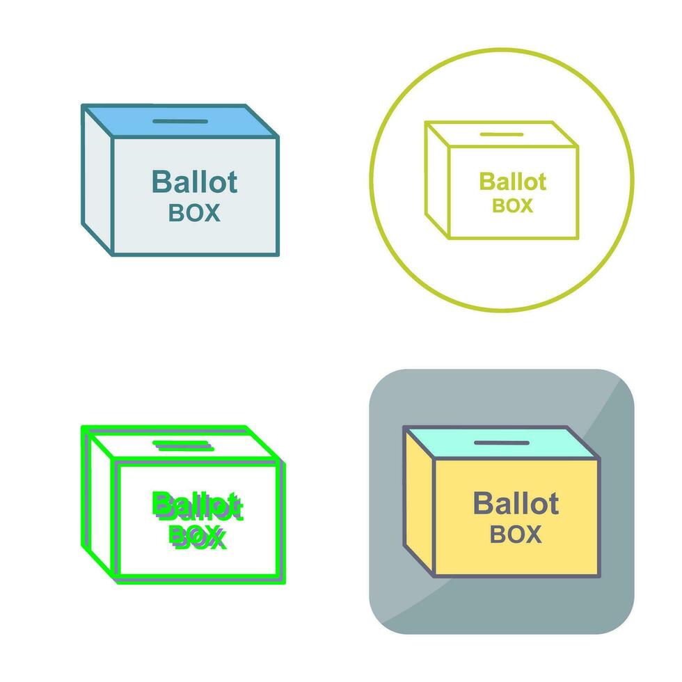 Ballot Box Vector Icon