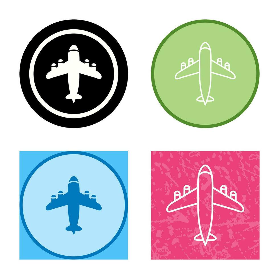 Flying Airplane Vector Icon