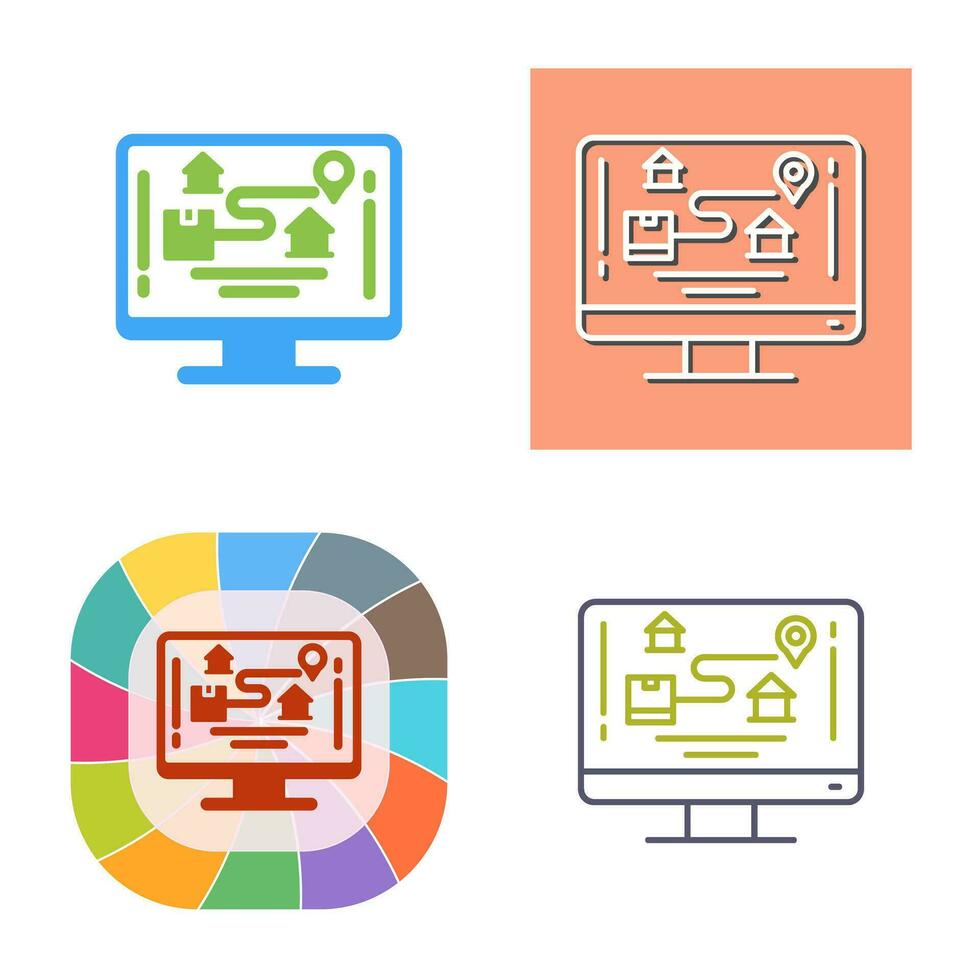 Tracking Vector Icon