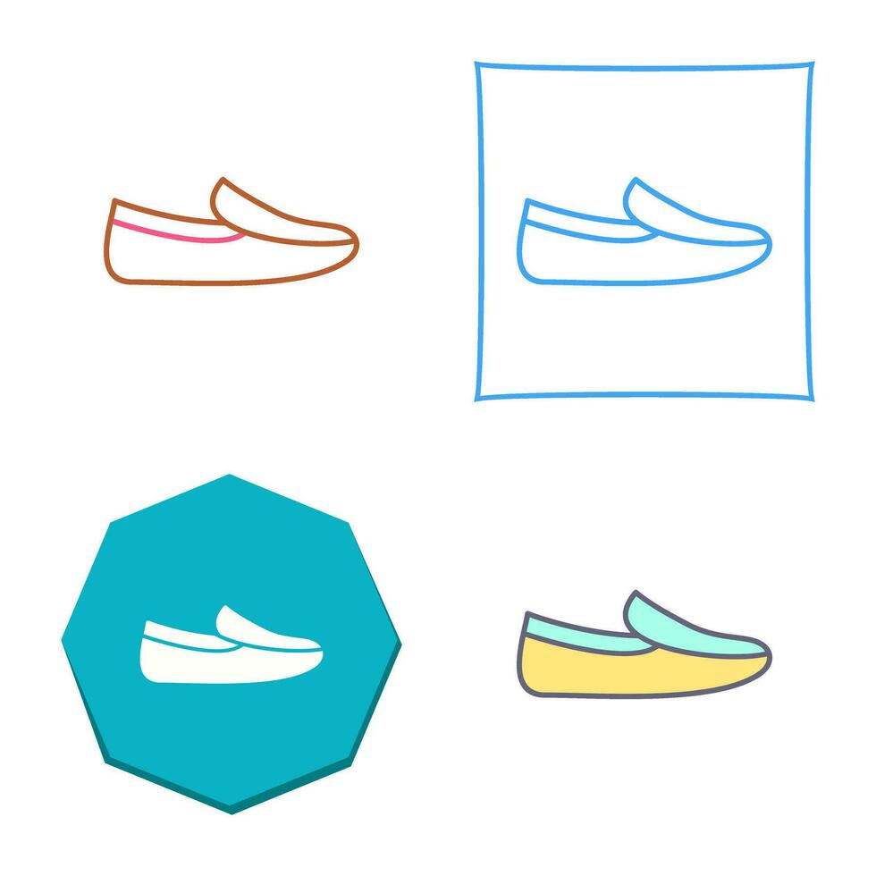 Men's Loafers Vector Icon