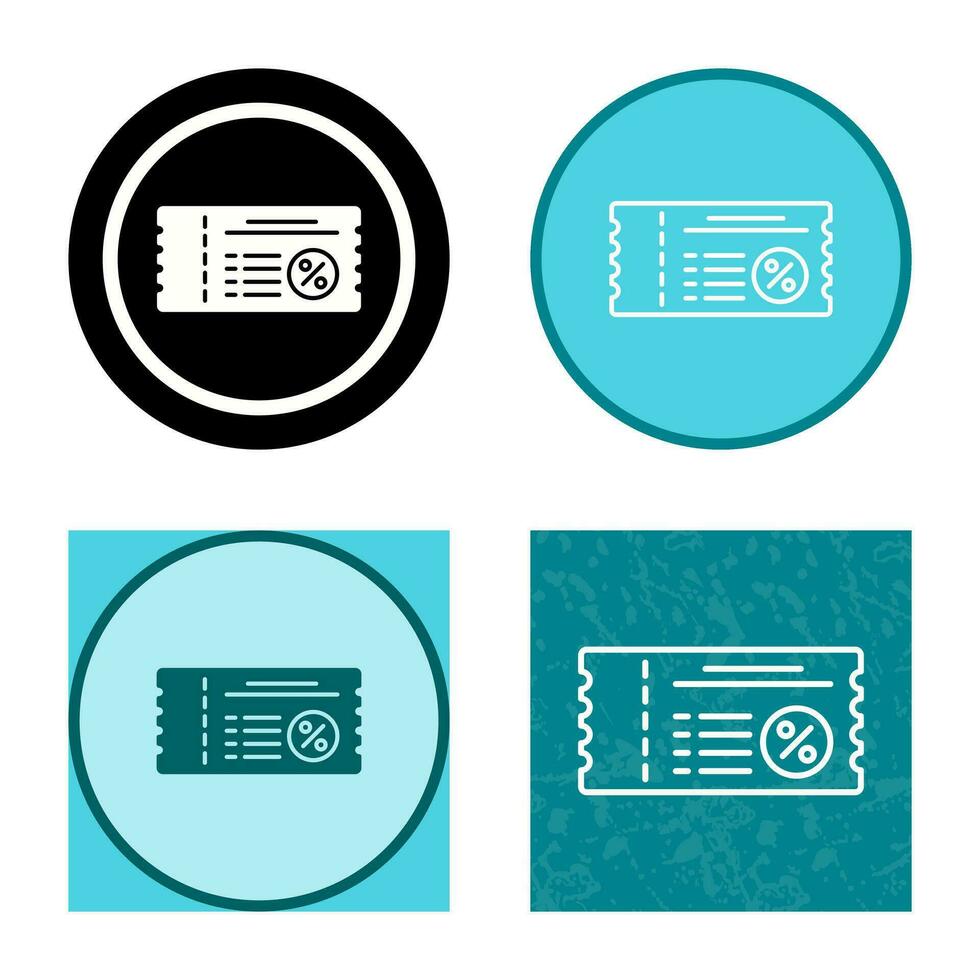 Voucher Vector Icon