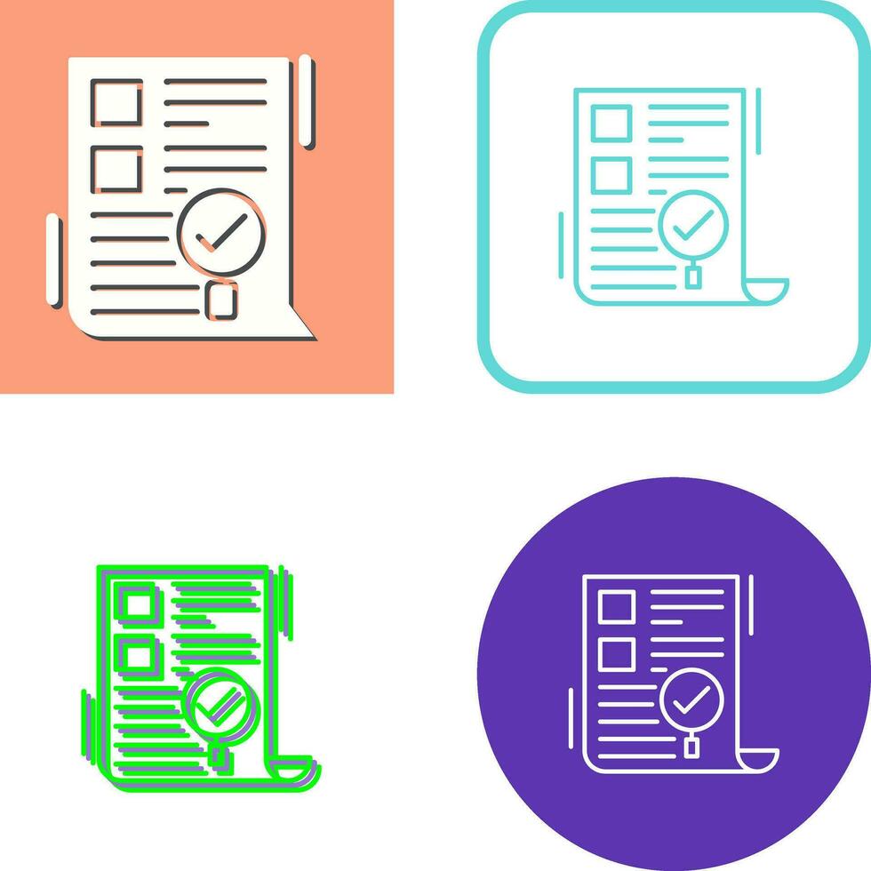 SEO Audit Vector Icon