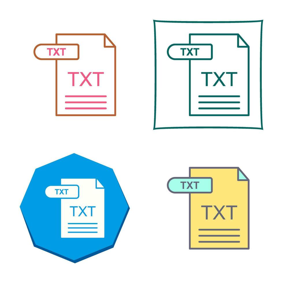 icono de vector de texto