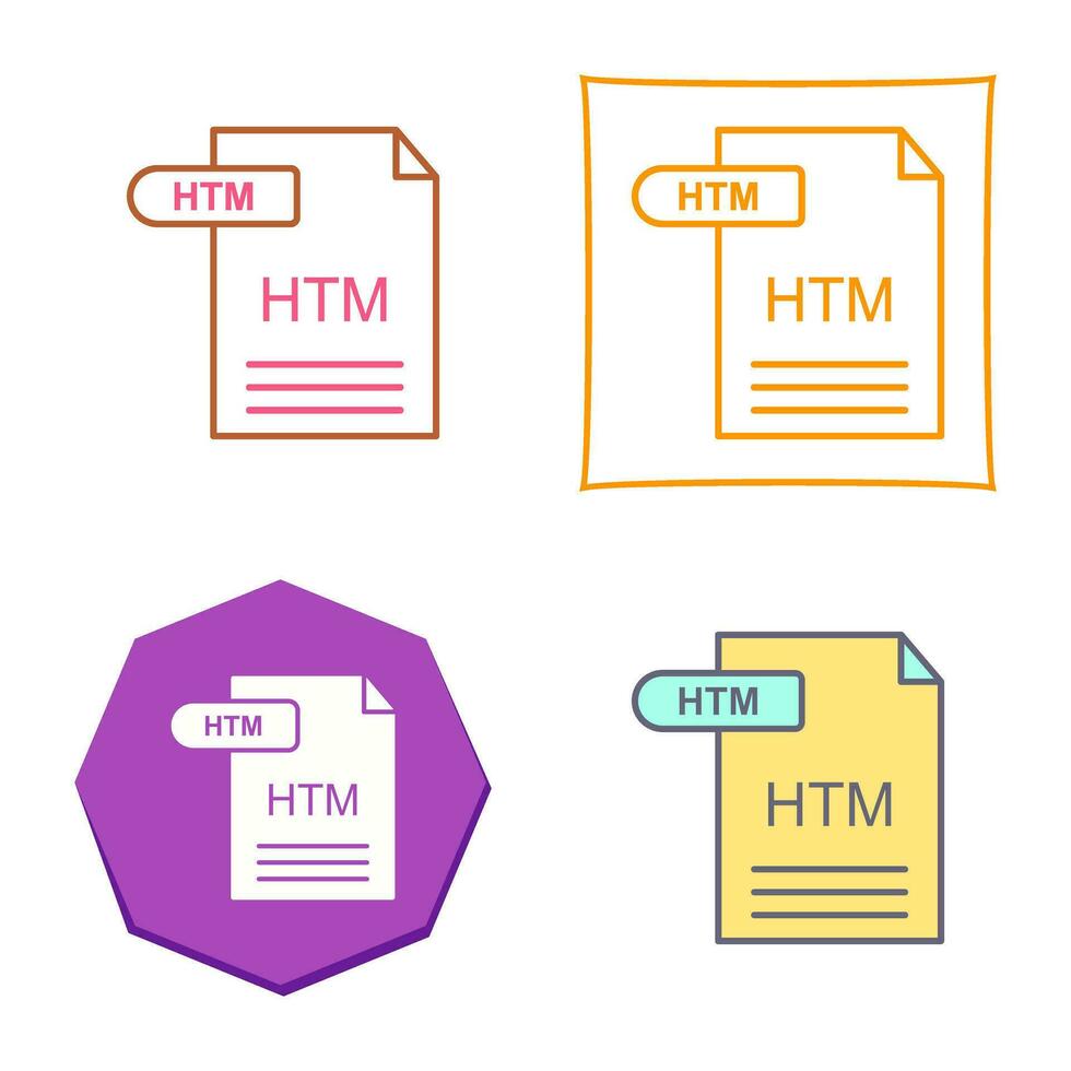 HTM Vector Icon