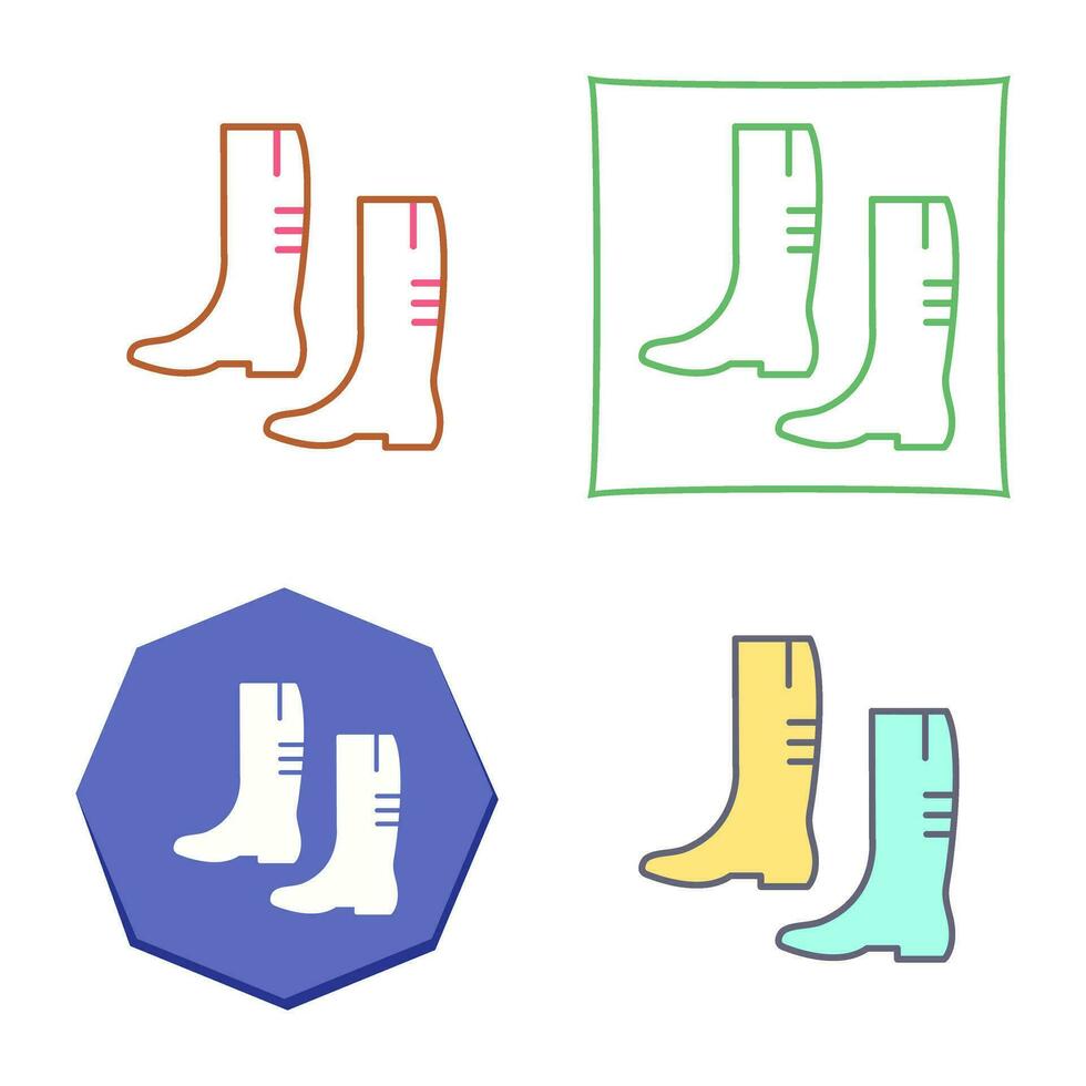 Gardening Boots Vector Icon