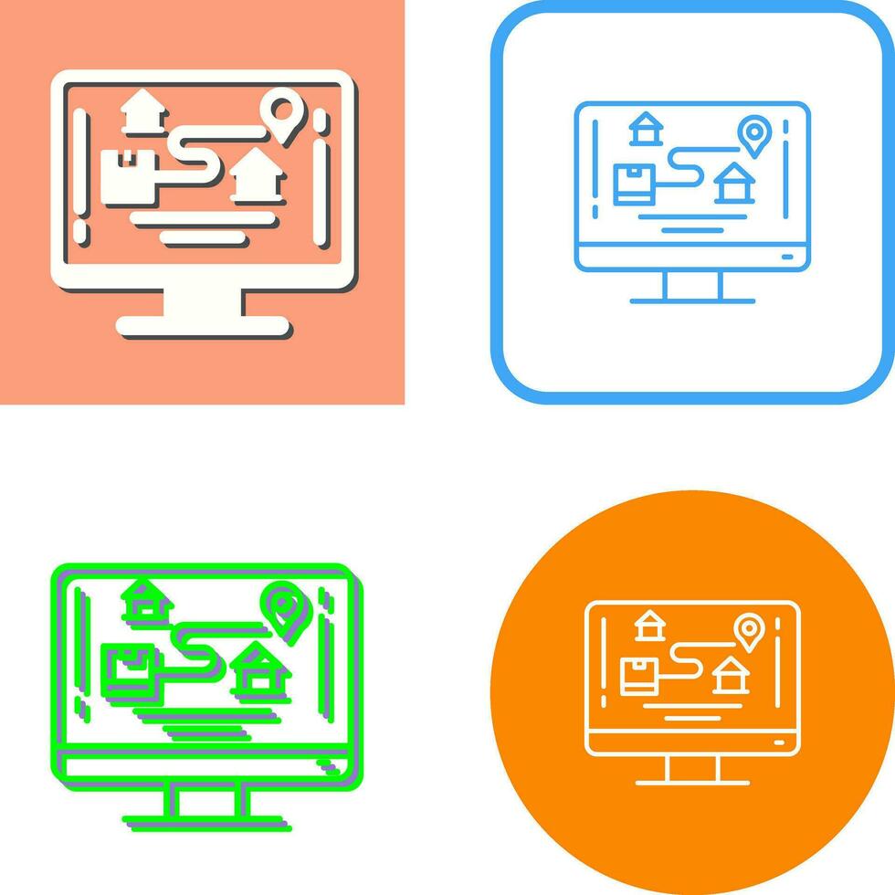 Tracking Vector Icon