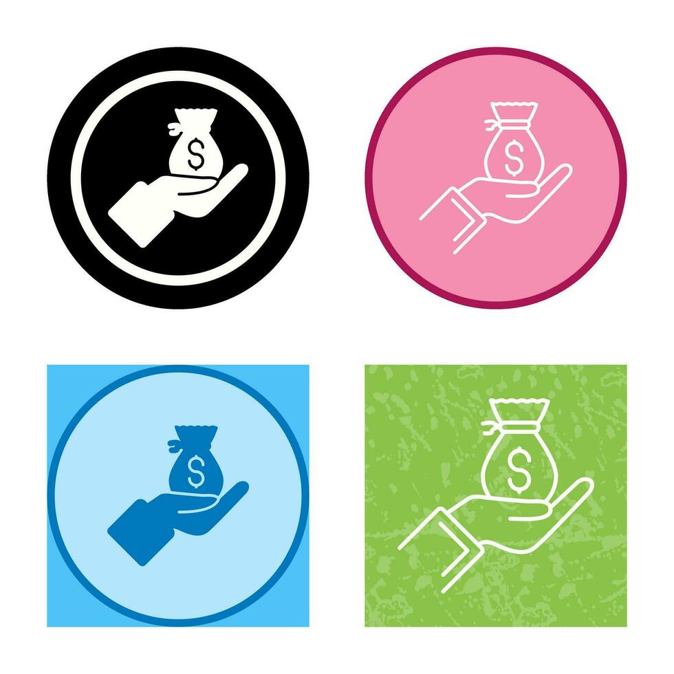 Wage Vector Icon