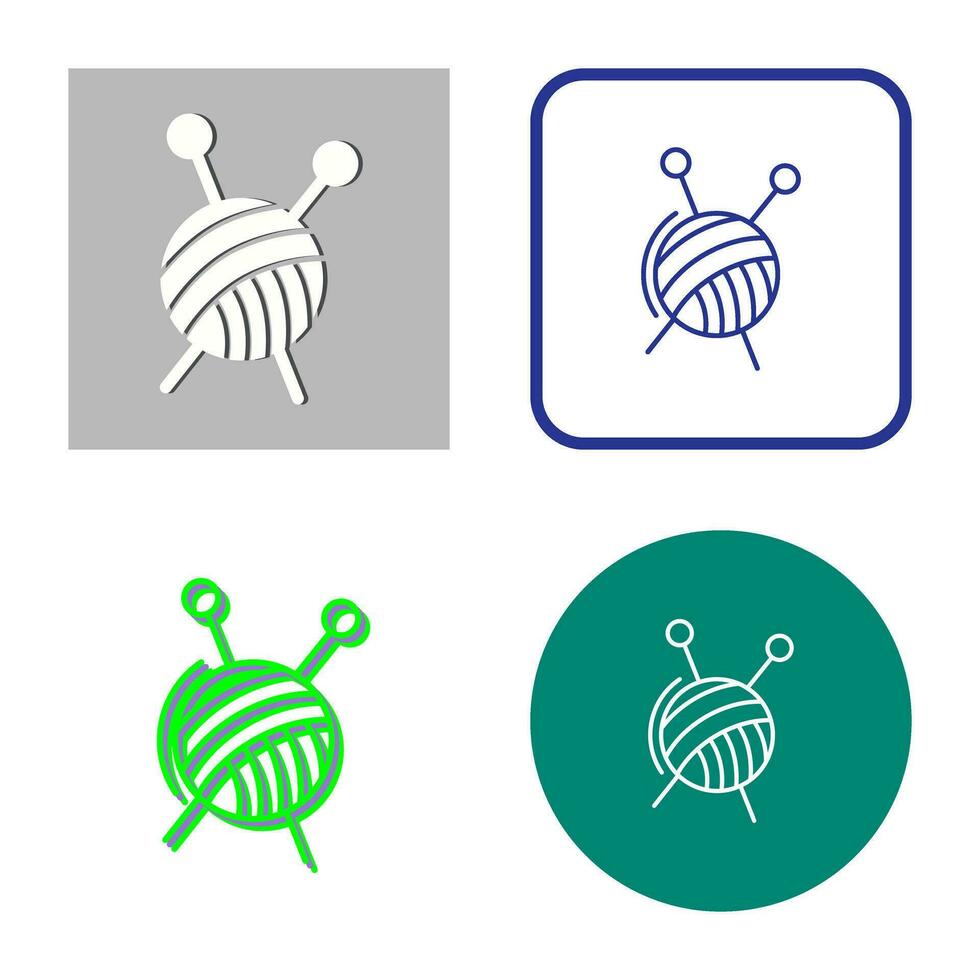 Knitting Vector Icon
