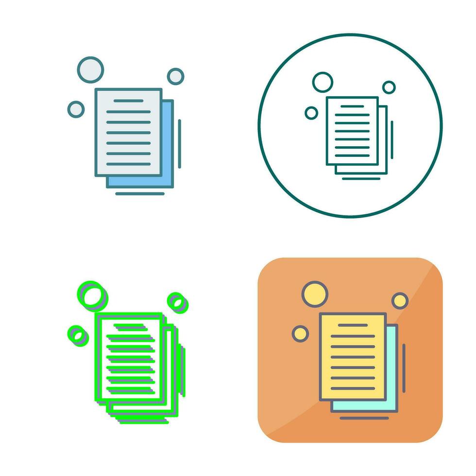 Document Vector Icon