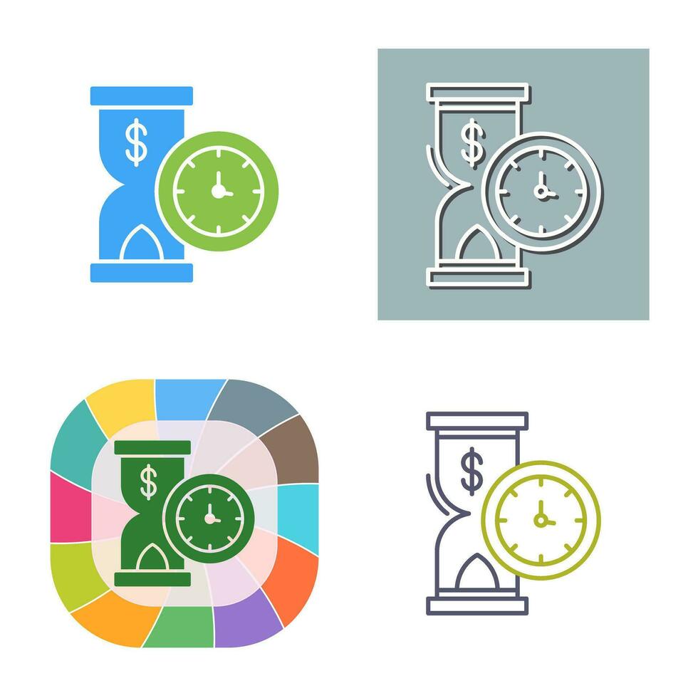 Time is Money Vector Icon