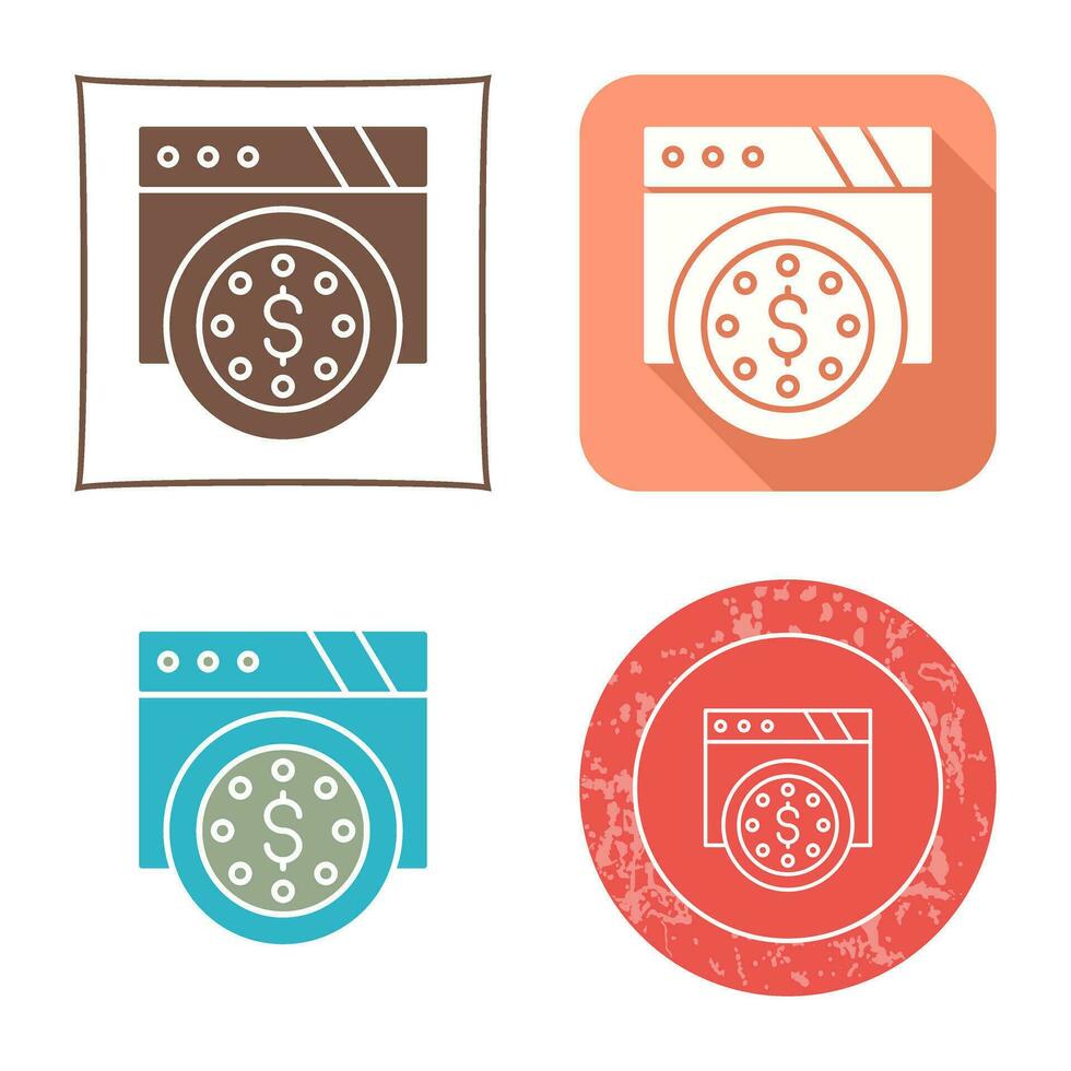 Dollar Coin Vector Icon
