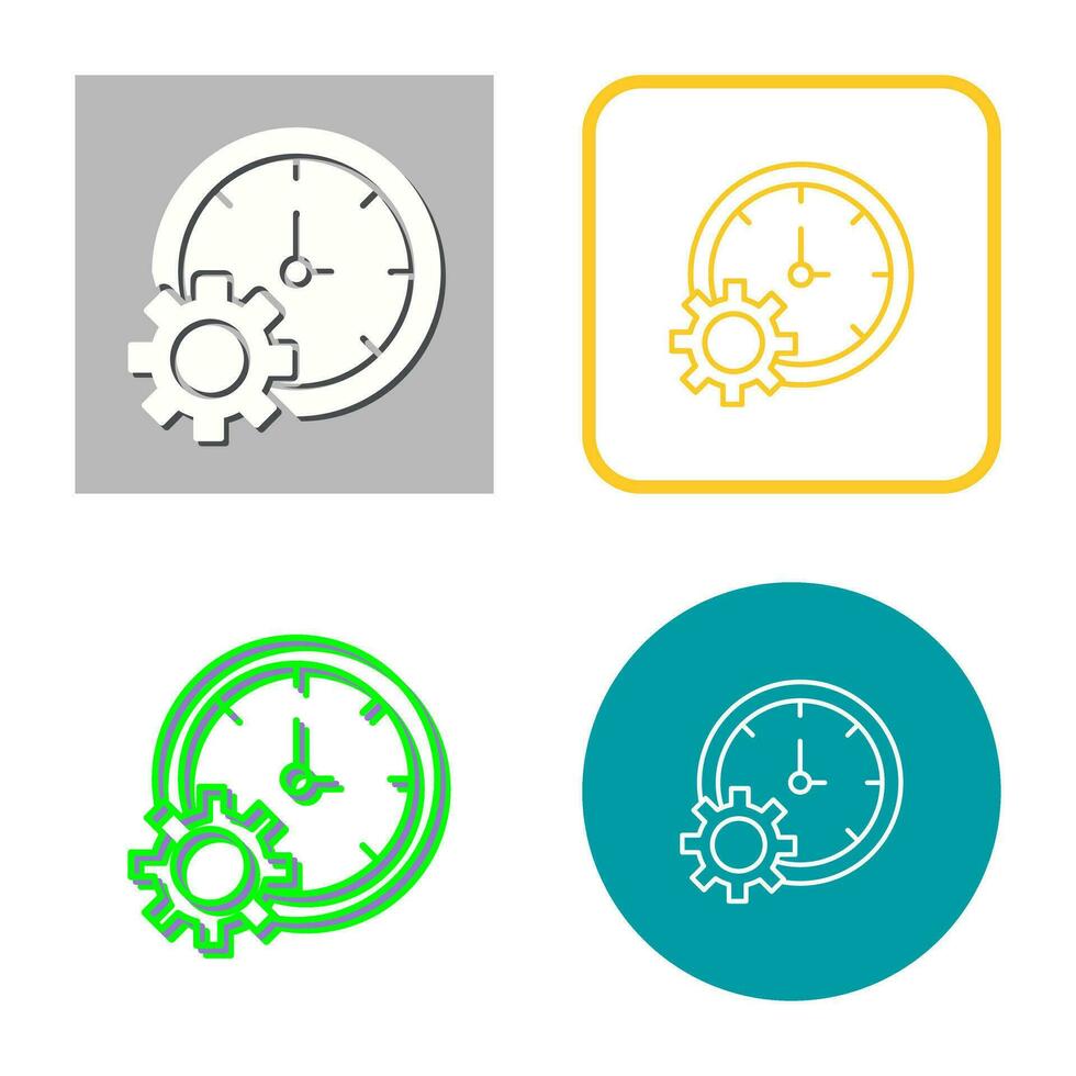 Time Setting Vector Icon