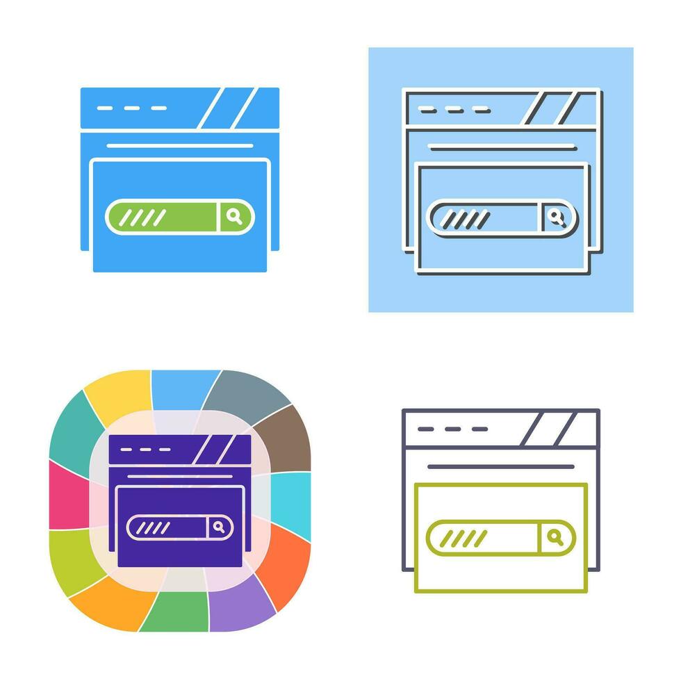 Search Bar Vector Icon