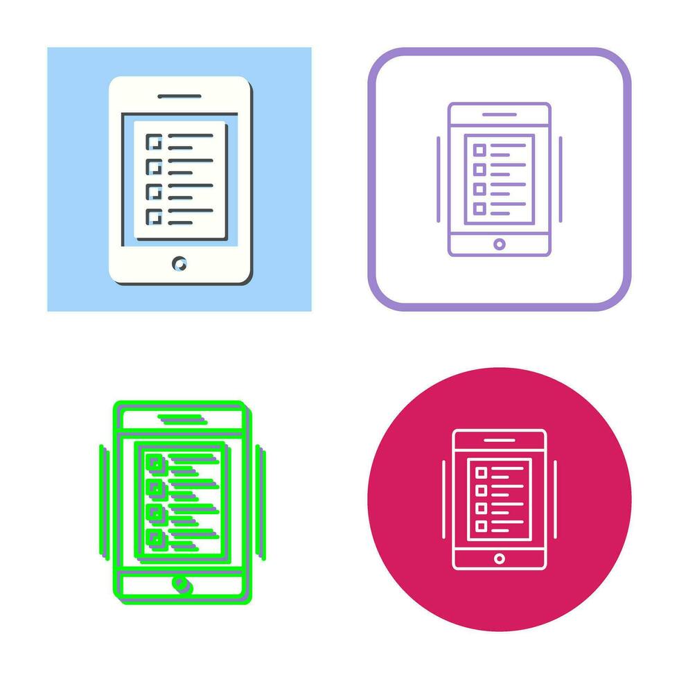 Online Test Vector Icon