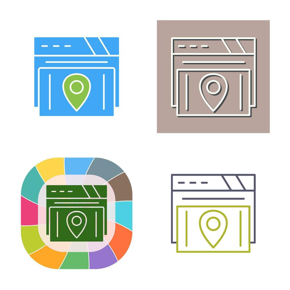 Map Location Vector Icon