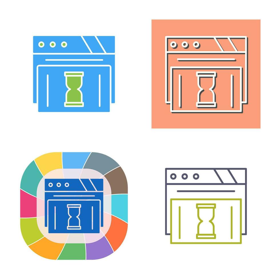 Waiting Vector Icon