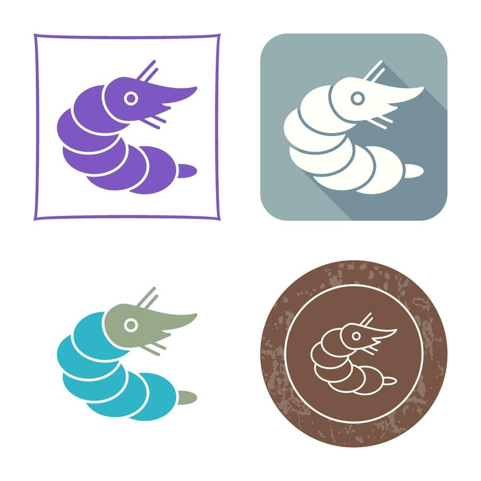 Shrimp Vector Icon