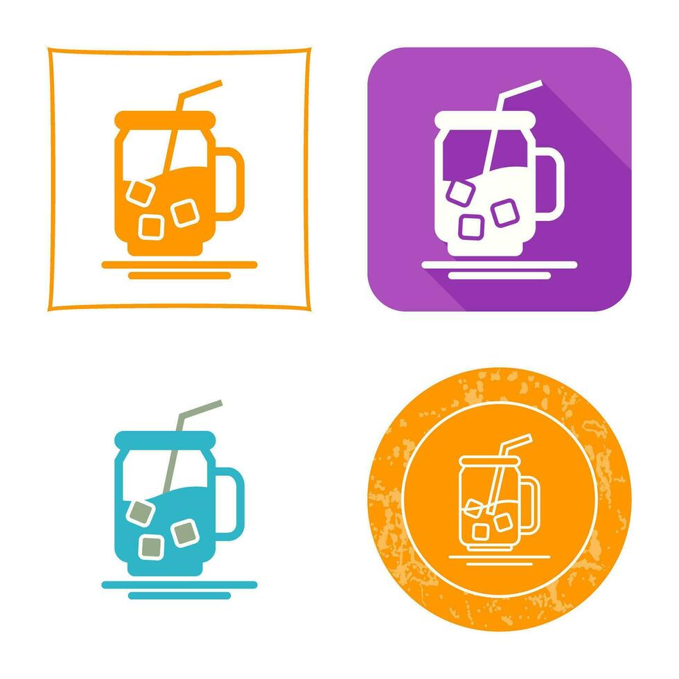 Iced Tea Vector Icon