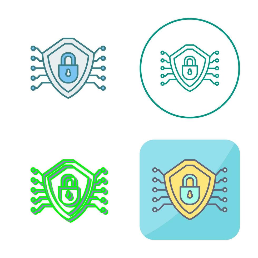 Cyber Security Vector Icon