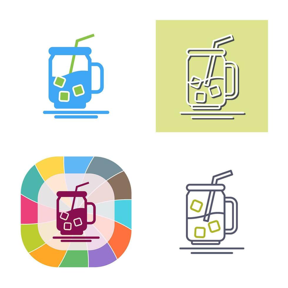 Iced Tea Vector Icon