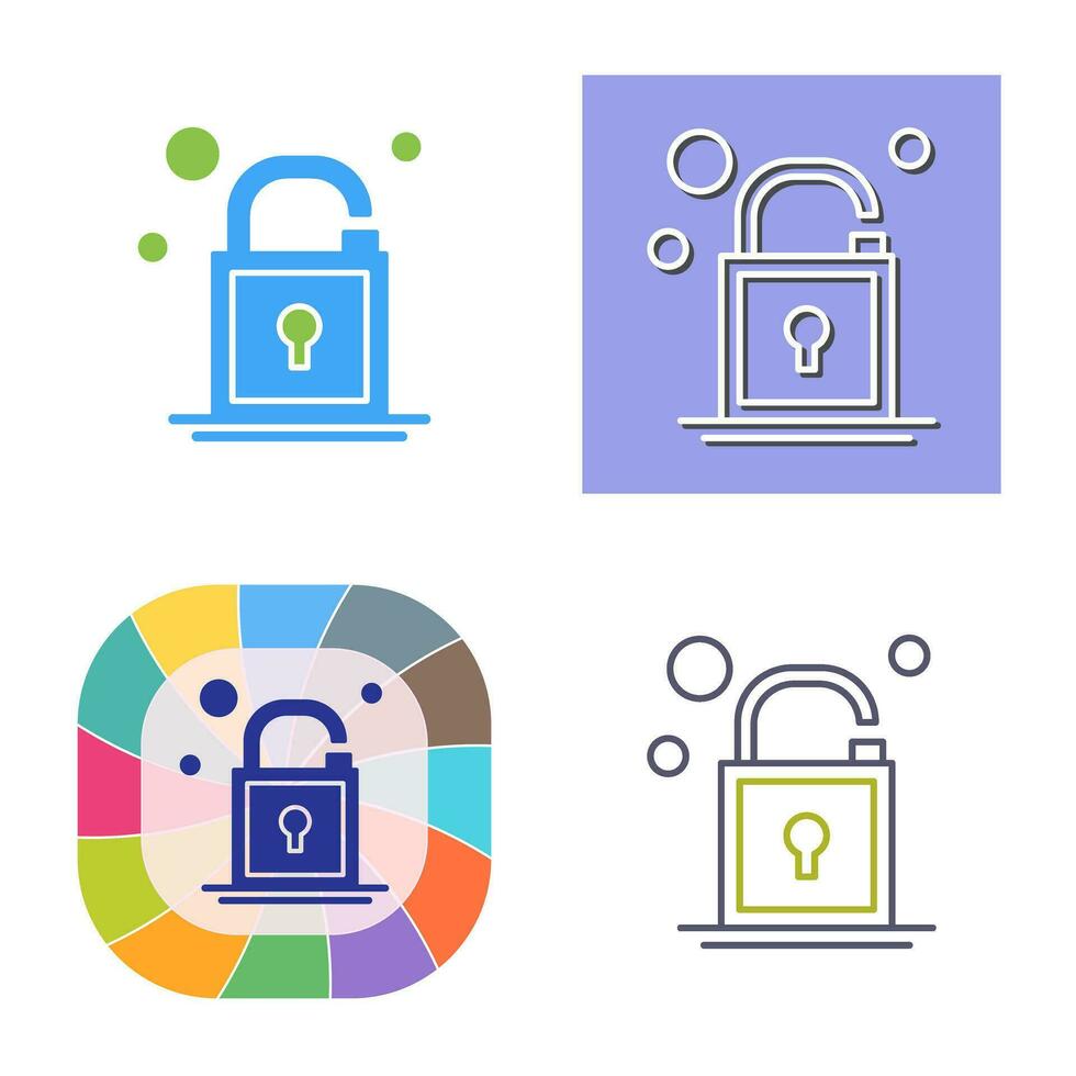 Open Lock Vector Icon