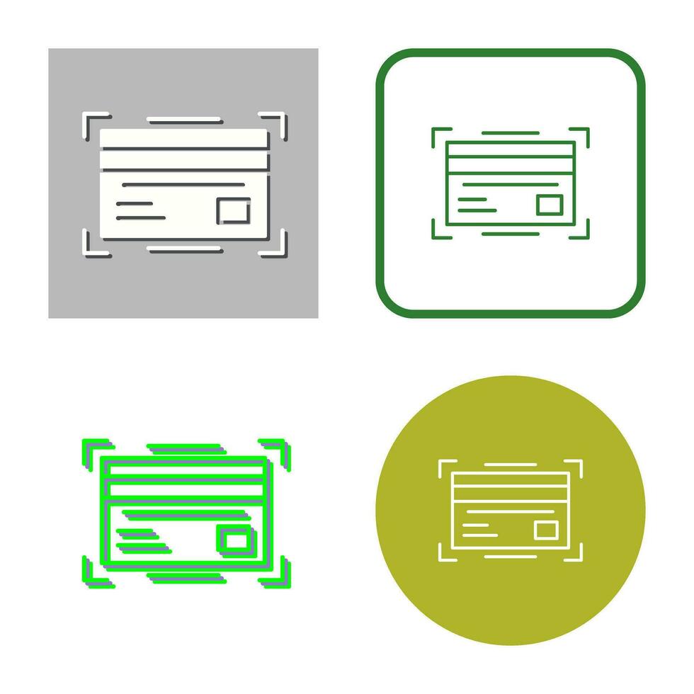 Credit Card Vector Icon