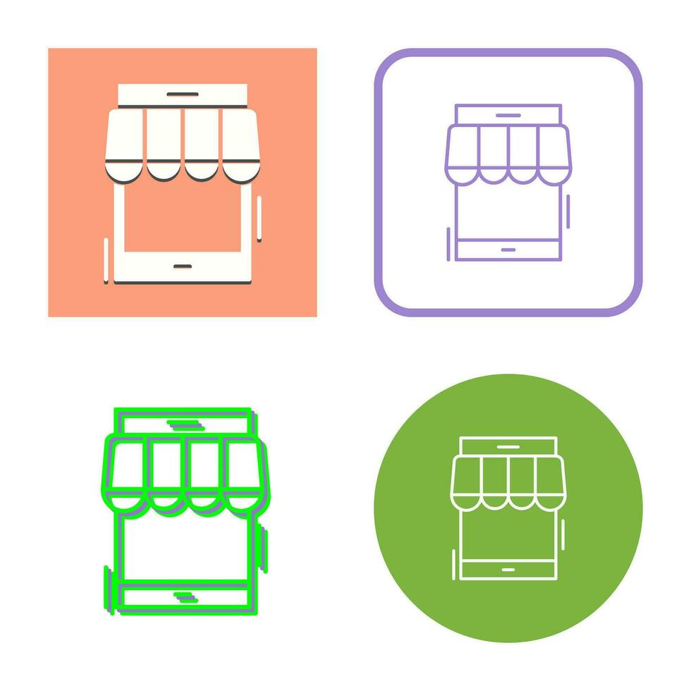 Online Shop Vector Icon
