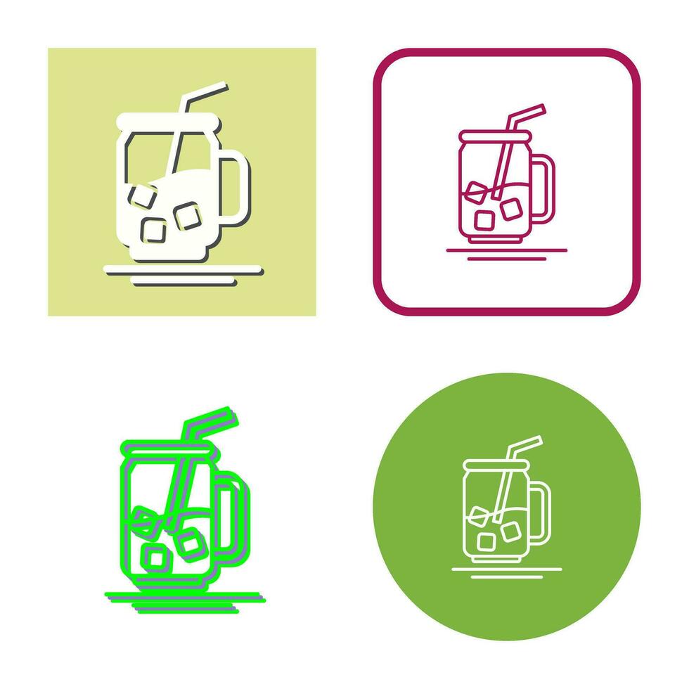 Iced Tea Vector Icon