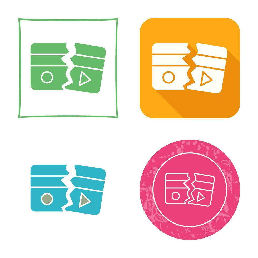 Broken Vector Icon