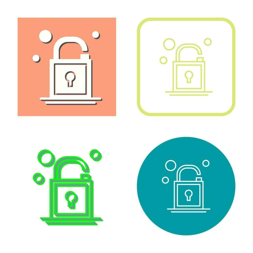 Open Lock Vector Icon