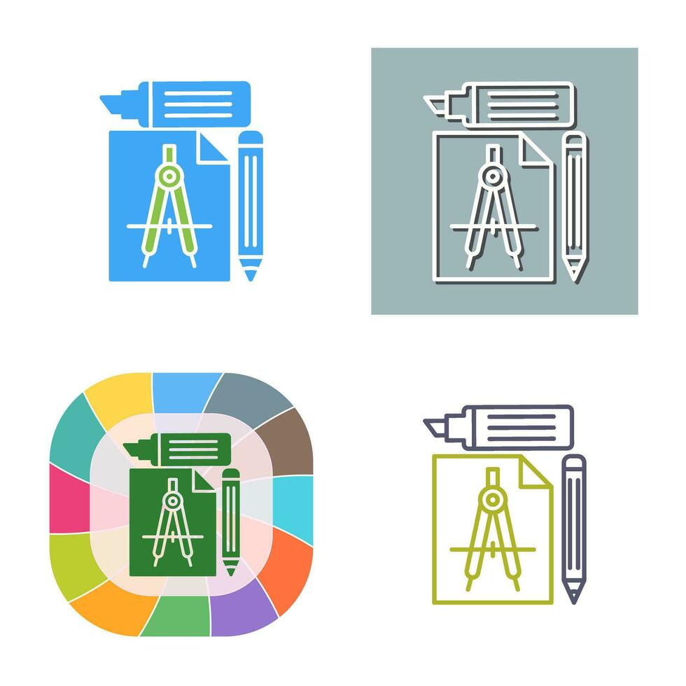 Study Tools Vector Icon