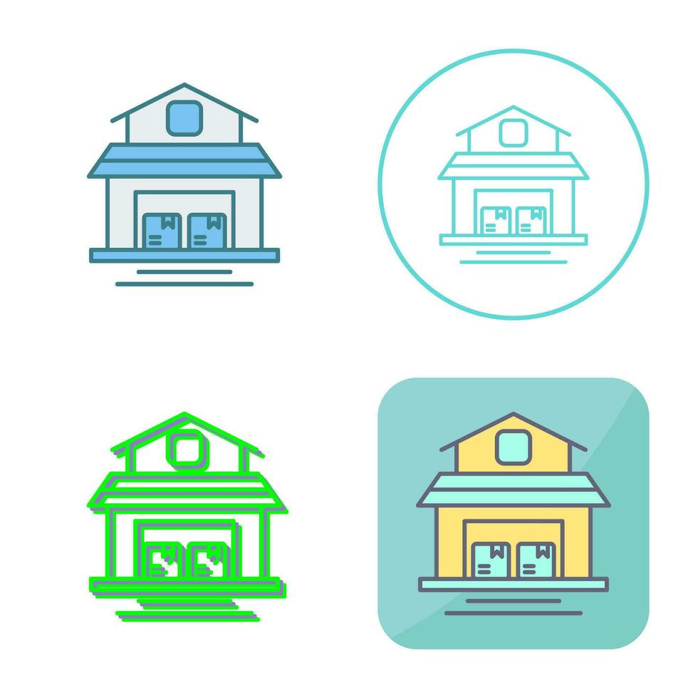 Warehouse Vector Icon