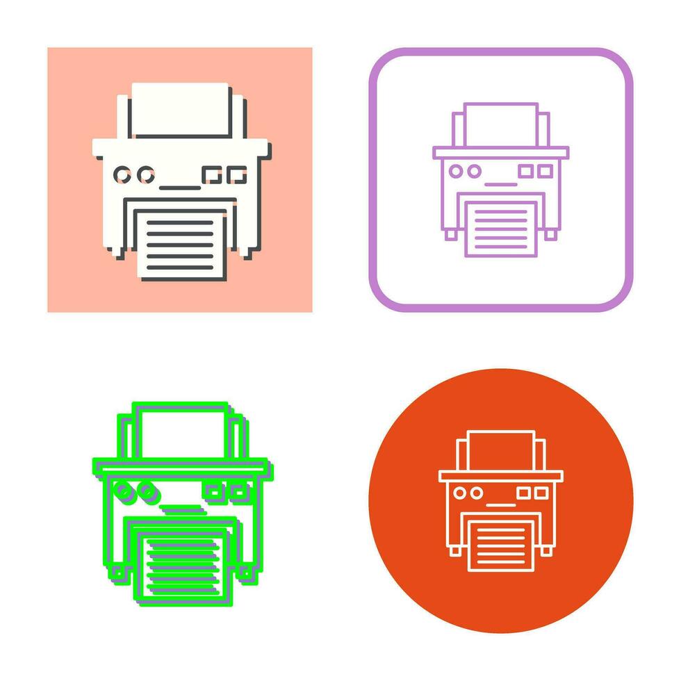 Printer Vector Icon