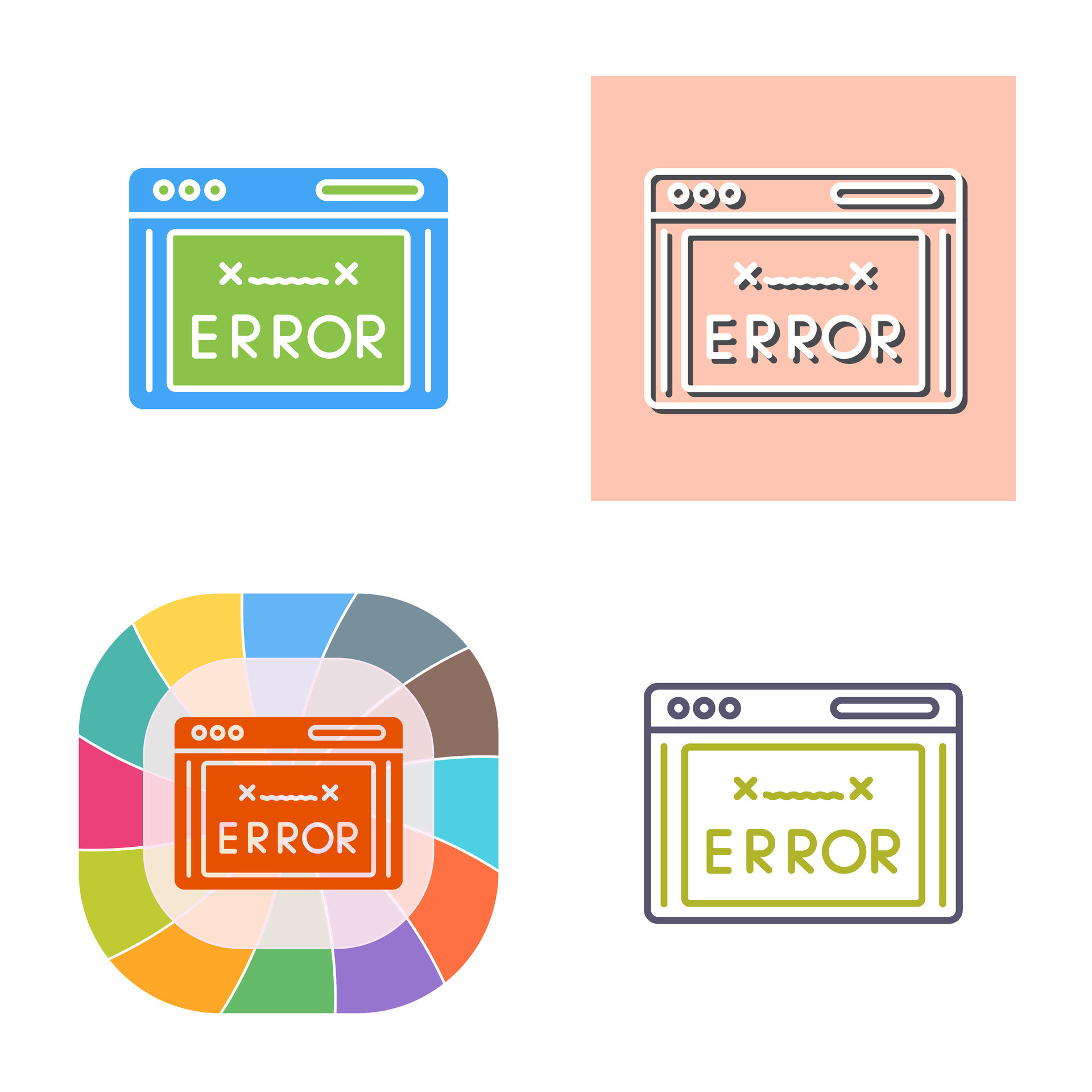 Error Code Vector Icon 34577610 Vector Art at Vecteezy